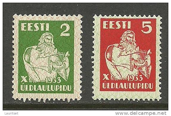 ESTLAND Estonia 1933 Michel 99 - 100 MNH - Estland