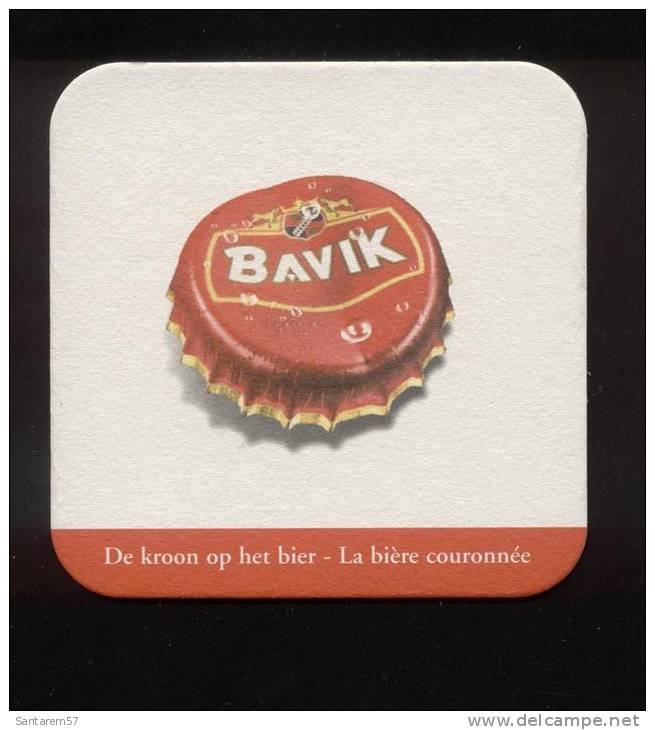 SB Sous Bock Sous Verre Beer Mat Coaster BAVIK De Kroon Op Het Bier La Bière Couronnée - Sous-bocks