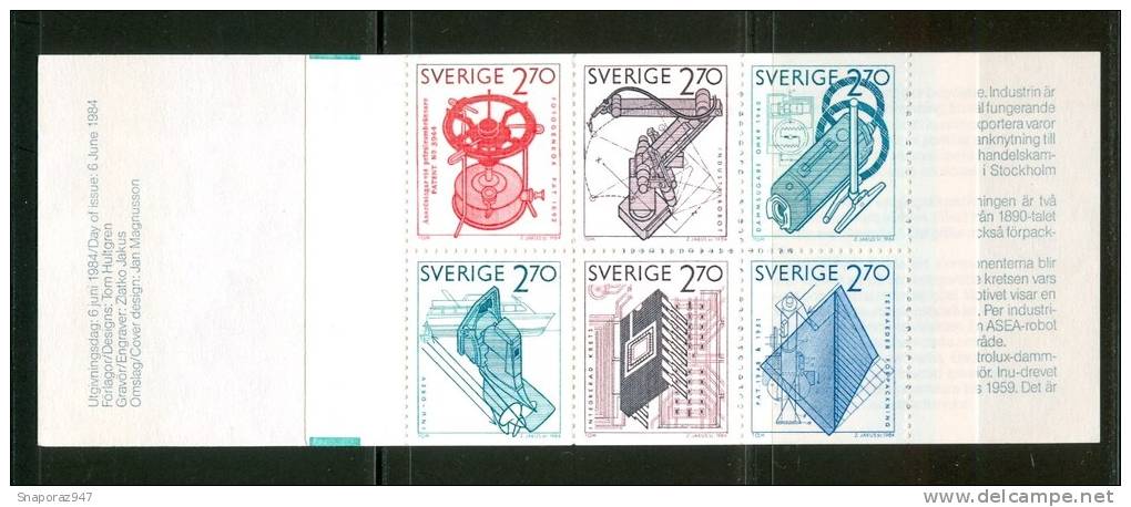 1984 Svezia Libretto Booklet Industria Industry Industrie Lb4 - 1981-..