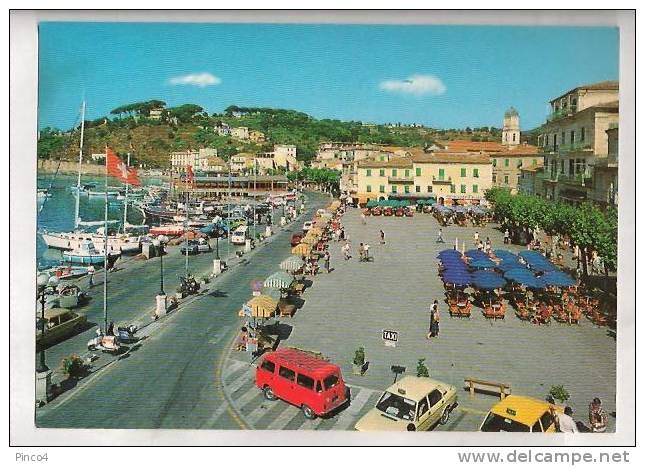 ISOLA D'ELBA PORTO AZZURRO CARTOLINA FORMATO GRANDE VIAGGIATA - Livorno