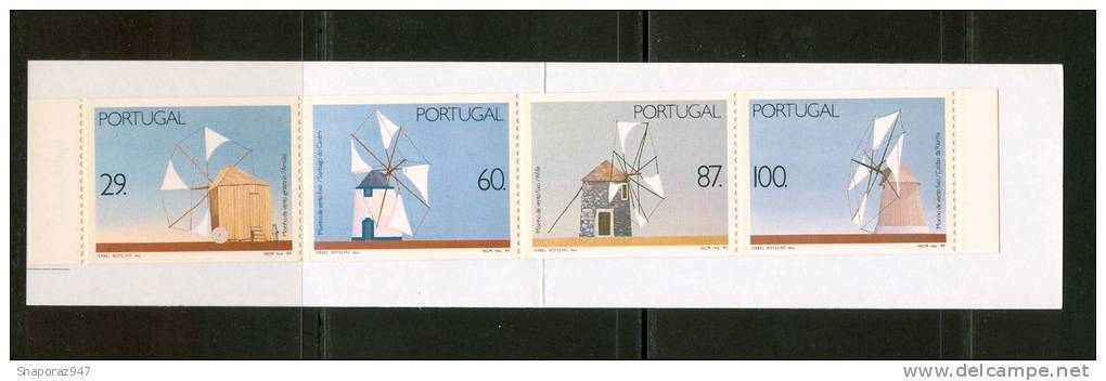 1989 Portogallo Mulini Moulins Mills Libretto Booklet  Lb14 - Booklets