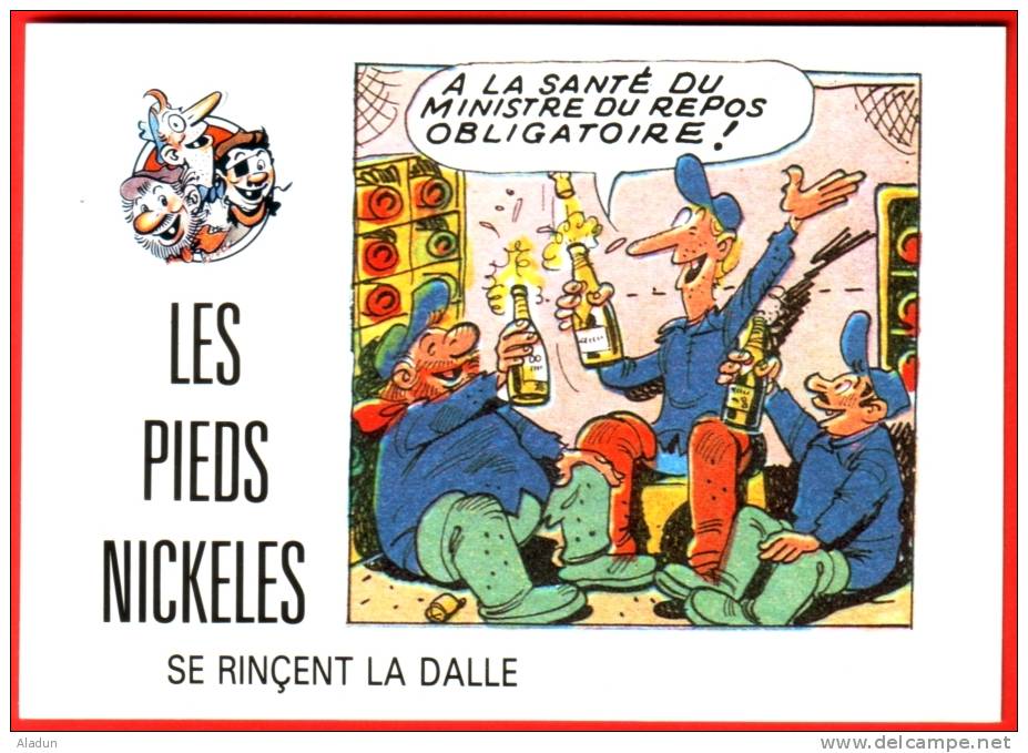 LES PIEDS NICKELES     SE RINCENT LA DALLE    PN9    1990 - Bandes Dessinées