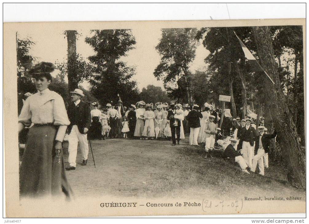 GUERIGNY (58) Concours De Peche à La Ligne Défilé Belle Animation - Guerigny