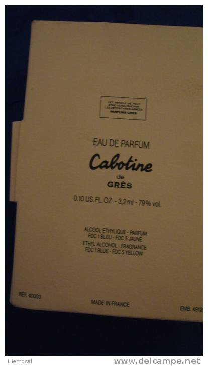 MINIATURE  PLEIN      CABOTINE  DE GRES     NEUF - Miniatures Womens' Fragrances (in Box)