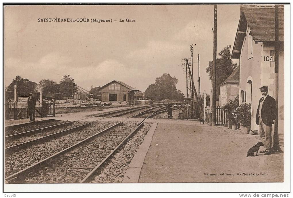 SAINT-PIERRE-la-COUR (Mayenne) - La Gare - Autres & Non Classés