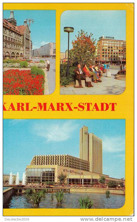 B47447 Karl Marx Stadt Multiviews Not Used Good Shape - Chemnitz (Karl-Marx-Stadt 1953-1990)