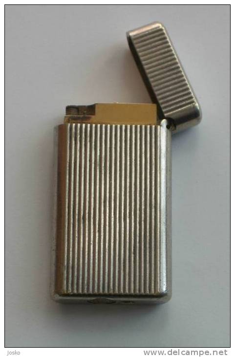 MYON ( France  - Vintage Cigarette Gas Lighter ) *  Feuerzeug Briquet Essence Lighter Cigarettes Lighters Briquets - Otros & Sin Clasificación