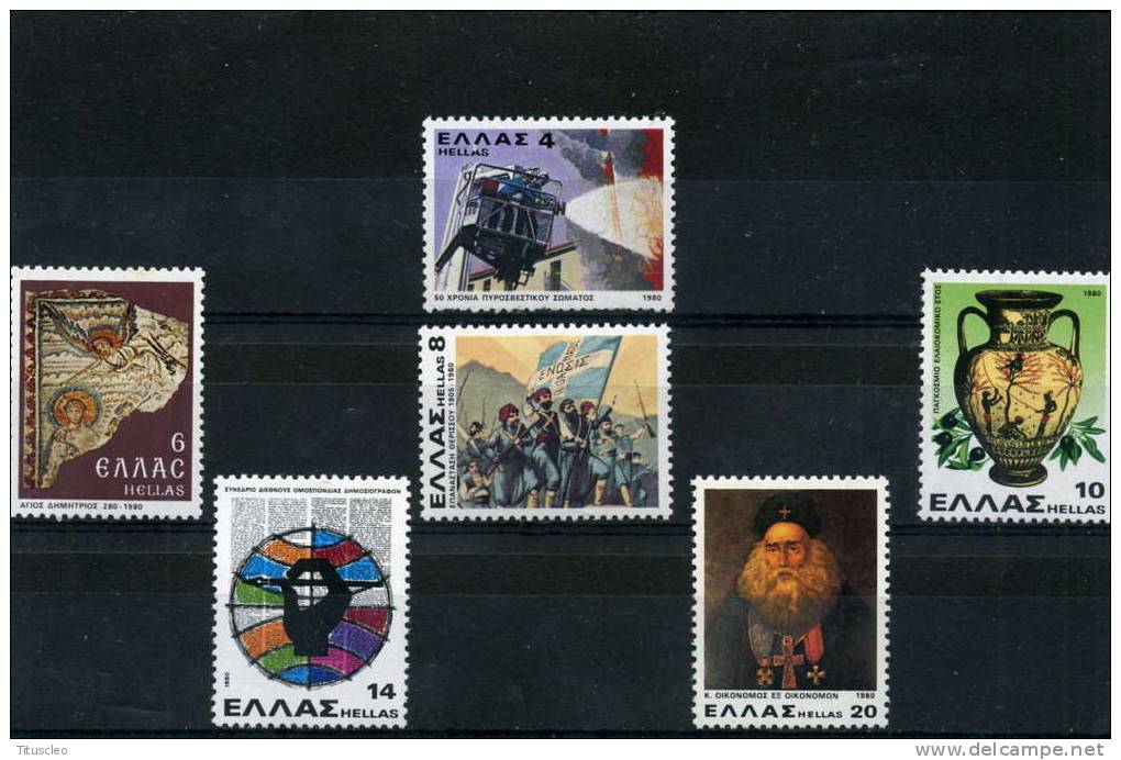 GRECE 1393/1398**  Anniversaires Et évènements - Unused Stamps