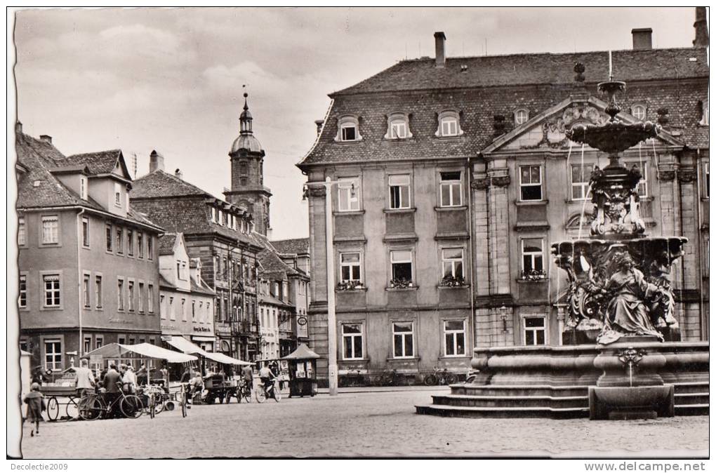 B47212 Erlagen Am Markplatz Used Good Shape - Erlangen