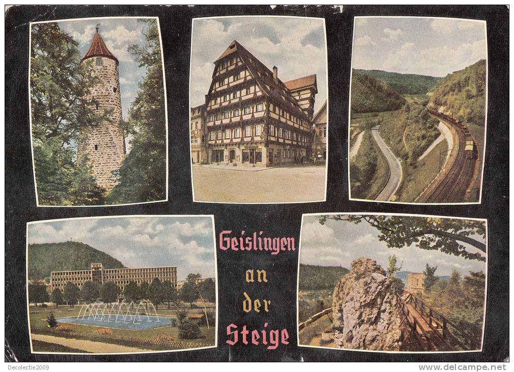B47250  Steige Obere Reihe Von Links Nach Rechts Odenturm Burg Helfenstein  Used Good Shape - Geislingen