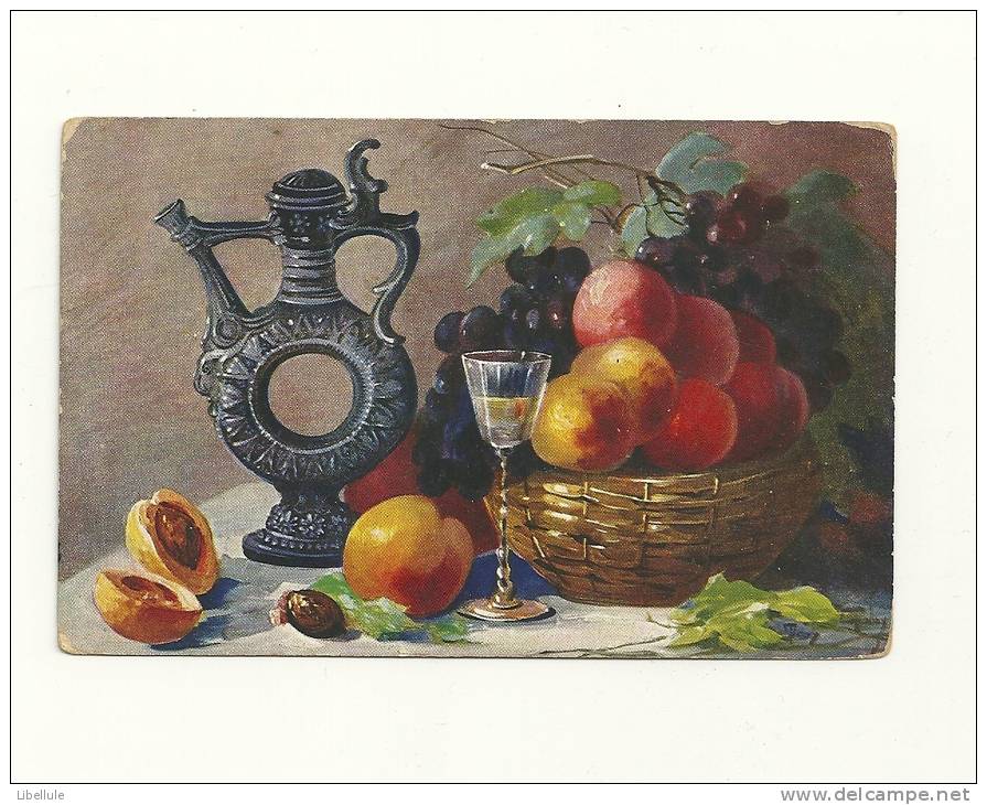 Mary Golay : Coupe De Fruits + Carafe  Et Verre - Avant 1900