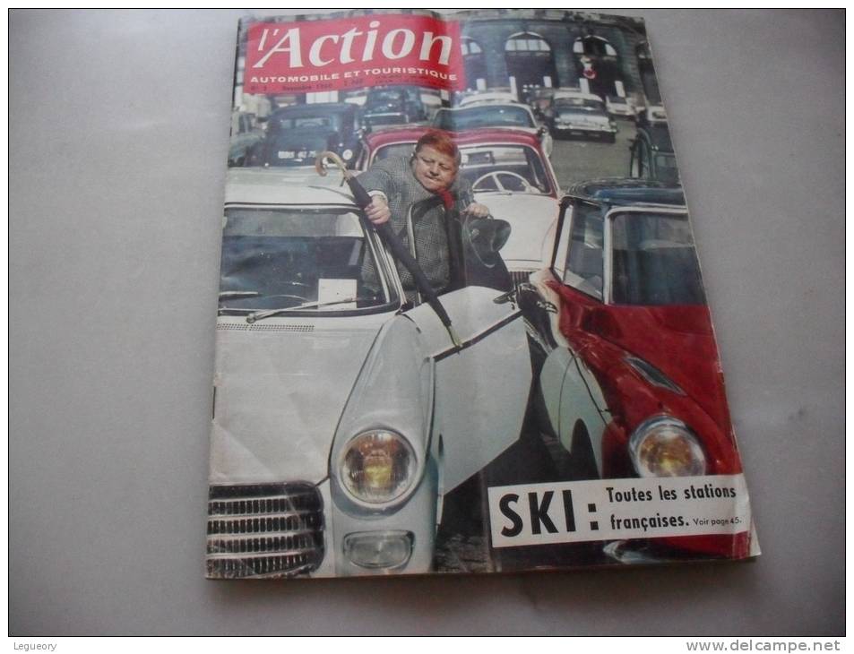 L´Action Automobile Et TouristiqueNovembre 1960 Francis Blanche En Couverture - Auto