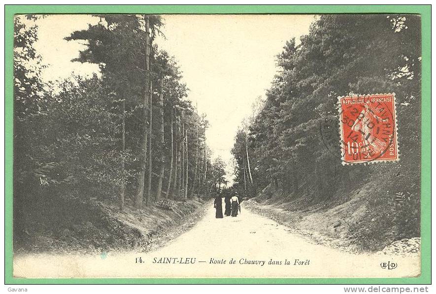 95 SAINT-LEU - Route De Chauvry Dans La Foret - Saint Leu La Foret