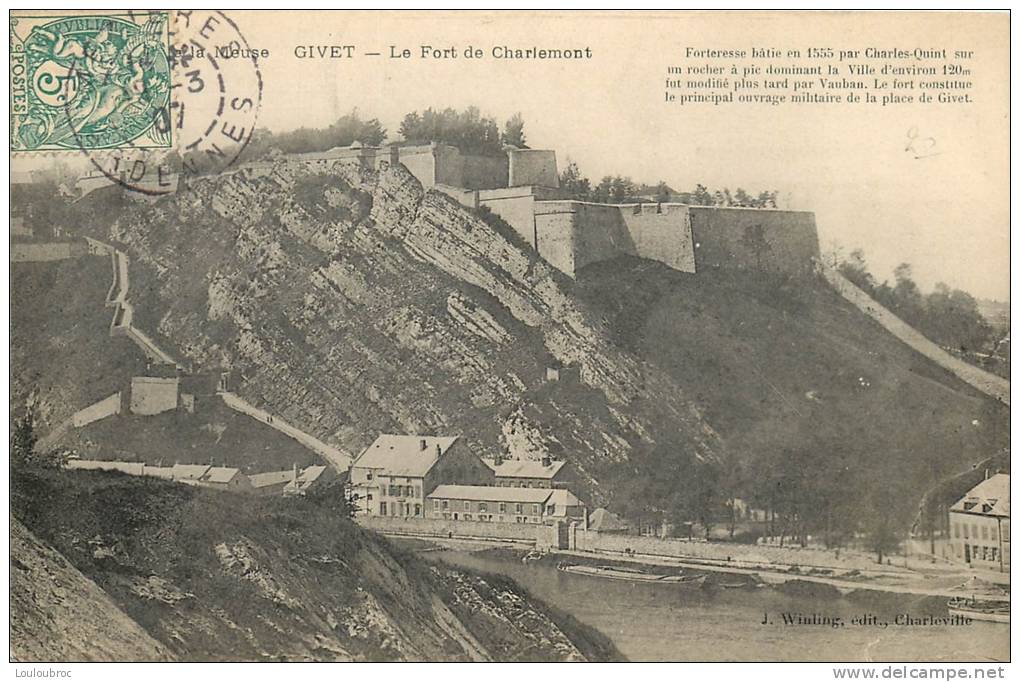 08  GIVET LE FORT DE CHARLEMONT - Givet