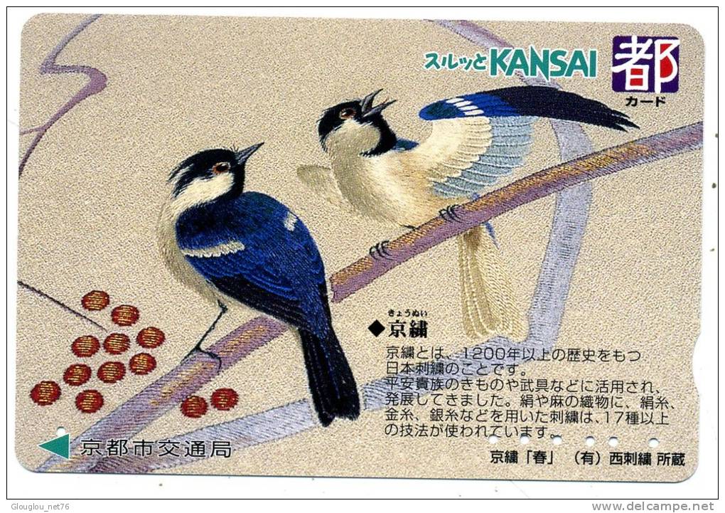 TELECARTE DU JAPON ...PASSEREAU... VOIR SCANNER - Pájaros Cantores (Passeri)