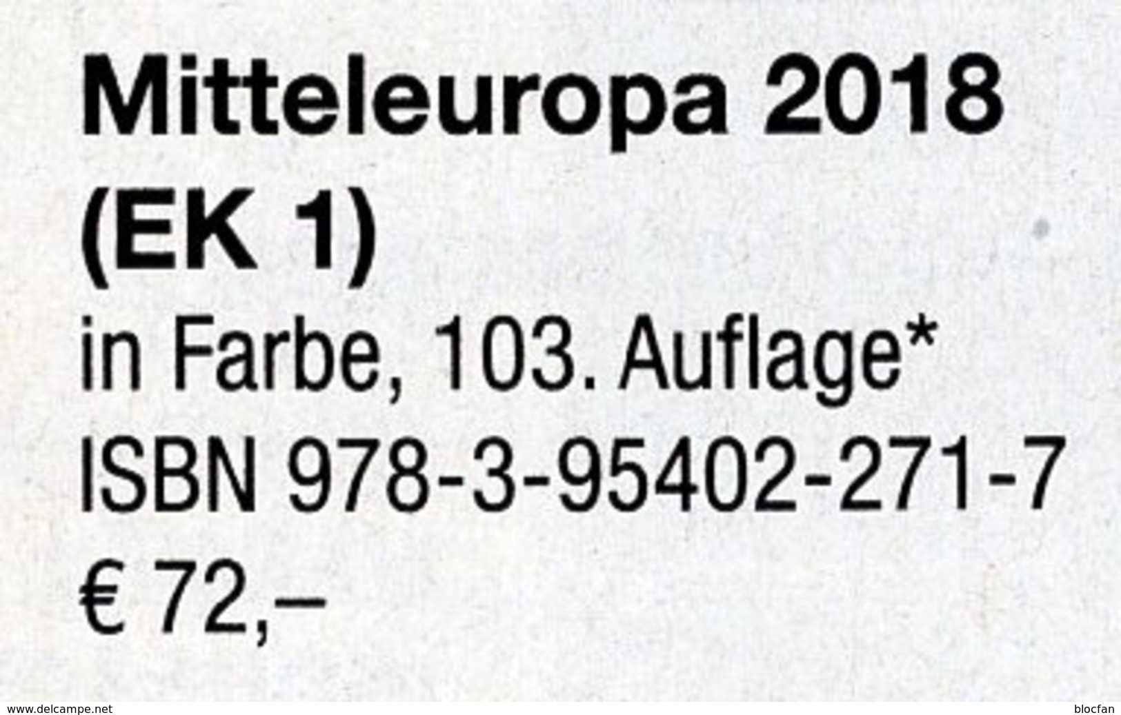 Mittel-Europa 2018 Katalog Band 1 MICHEL New 72€ Europe With Austria Schweiz UN Genf Wien CZ CSR Ungarn FL Slowakei - Chronicles & Annuals