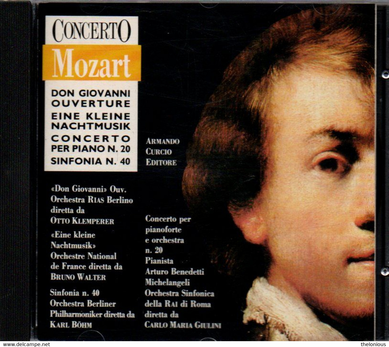 # CD: W.A. Mozart - Ouvertue K.527, Serenata K.525, Concerto K.466, Sinfonia K.550 - Klassik