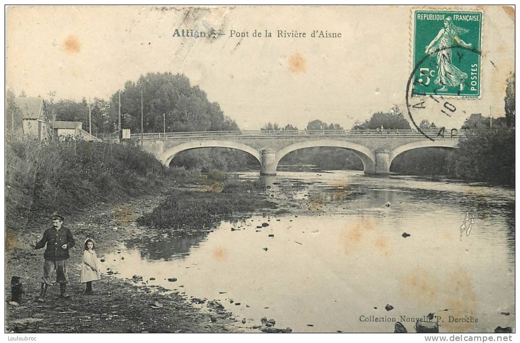 08 ATTIGNY PONT DE LA RIVIERE D'AISNE - Attigny