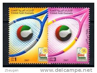 UNITED ARAB EMIRATES 2007 MICHEL NO: 861-862  MNH - United Arab Emirates (General)