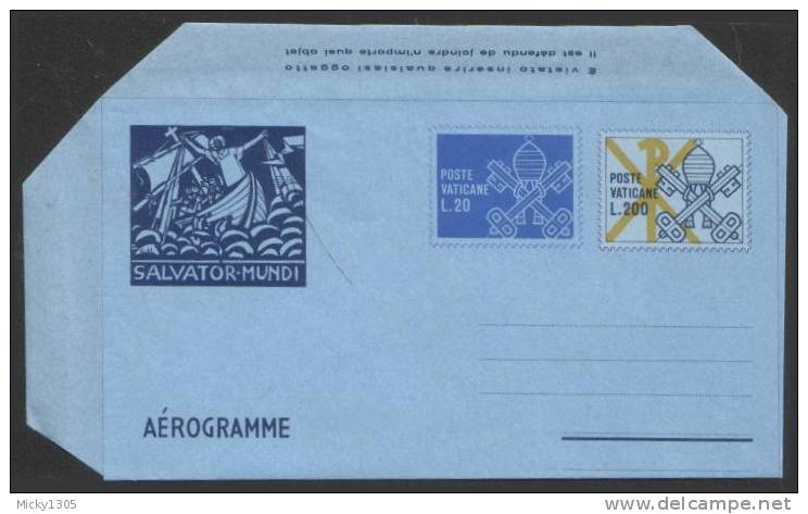 Vatican - Aerogramme Ungebraucht / Mint (p858) - Enteros Postales