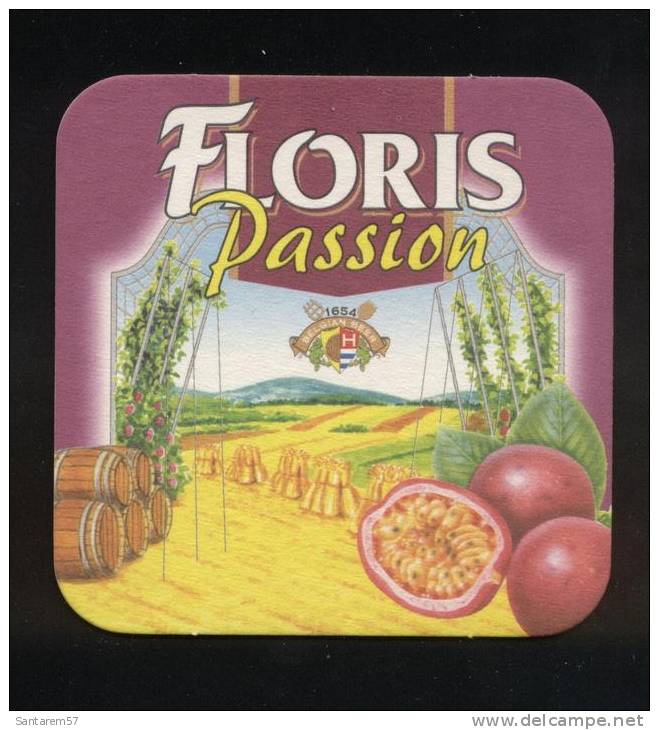 SB Sous Bock Sous Verre Beer Mat Coaster FLORIS PASSION 1654 Belgian Beer - Sous-bocks