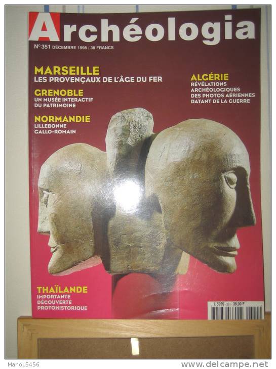 ARCHEOLOGIA .Marseille, Grenoble, Normandie, Algérie - Archéologie