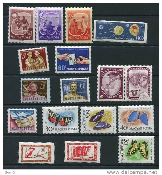 Hungary 1959 Accumulation MH - Unused Stamps