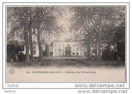 77 DAMMARIE LES LYS - Chateau Des Vives Eaux - Dammarie Les Lys