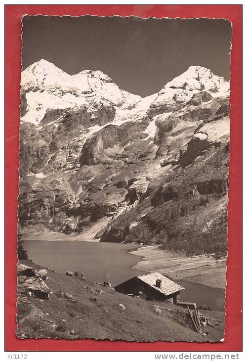 N490 Oeschinensee Mit Blumlisalp. Cachet Tavannes 1938. Wandfluh 14 - Tavannes