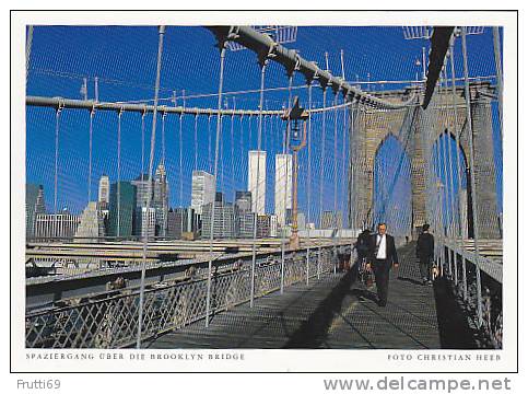 USA - 102109 New York - Spaziergang über Die Brooklyn Bridge - Autres & Non Classés