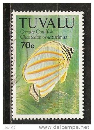 Tuvalu 1992  Fishes 70c  (o) - Tuvalu