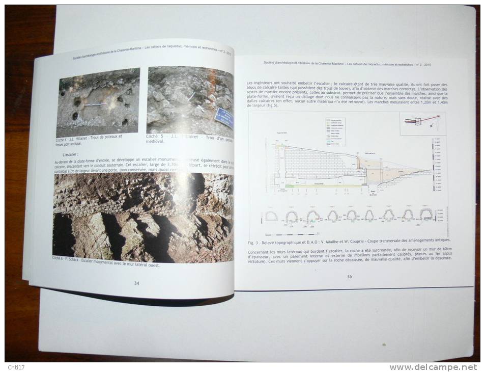 SAINTES FONTCOUVERTE  L AQUEDUC ROMAIN MEMOIRE ET RECHERCHES NUM 2 EDIT SOC ARCHEO EN 2010 - Archeology