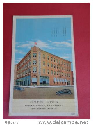 Tennessee > Chattanooga   Hotel Ross-- 1942 Cancel-- ---   -------  ---ref 381 - Chattanooga