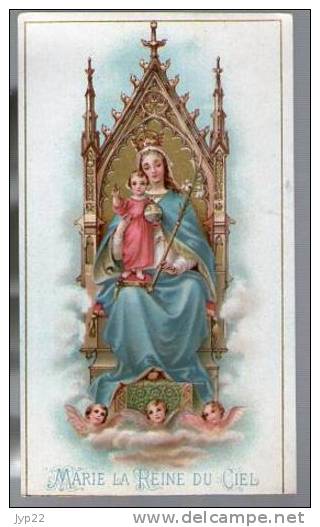 Image Pieuse Holy Card Marie Reine Du Ciel - Pas D'éditeur - Devotion Images