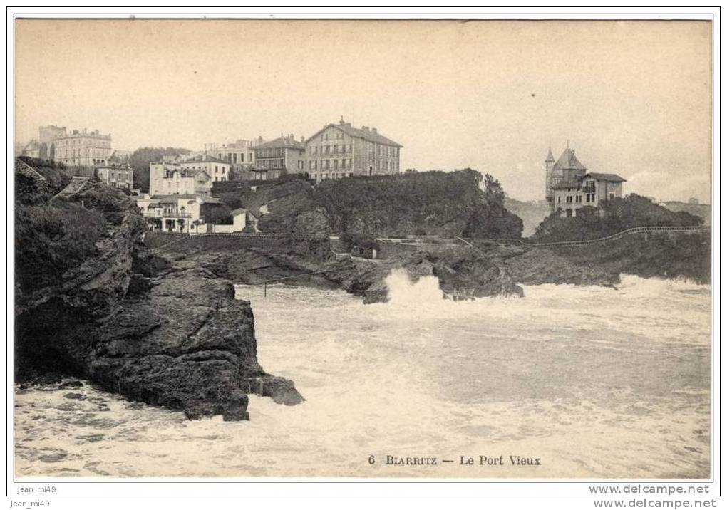 64 - BIARRITZ - LOT DE 4 CARTES - Le Pont De Basta - Un Goupe De Pecheurs - La Plage - Le Port Vieux - Biarritz