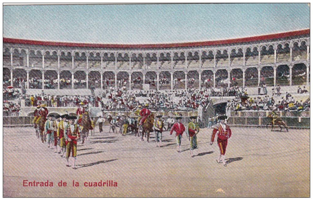 OLD CARD OF ENTRADA DE LA CUADRILLA,SPAIN.X 10. - Other & Unclassified