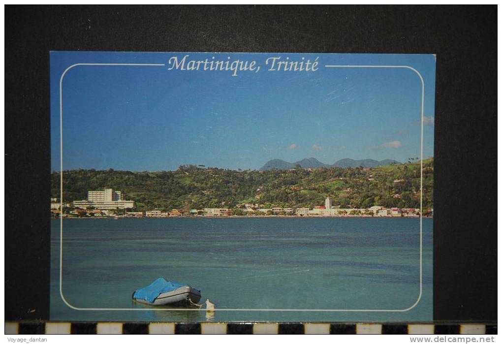 MARTINIQUE VUE GENERALE DE TRINITE SUR LA COTE ATLANTIQUE - La Trinite