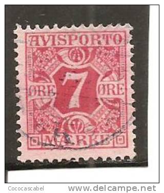 Dinamarca-Denmark Nº Yvert Periódico 3 (usado) (o). - Parcel Post