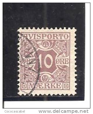 Dinamarca-Denmark Nº Yvert Periódico 4 (usado) (o). - Parcel Post