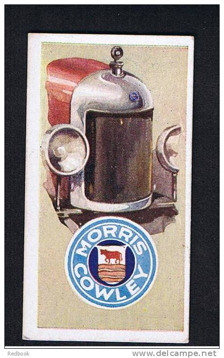 RB 816 - 1923 Triumph Cigarette Type Trade Card - Amalgamated Press Ltd - Motor Cars &amp; Index Marks - No 1 Morris - Autres & Non Classés