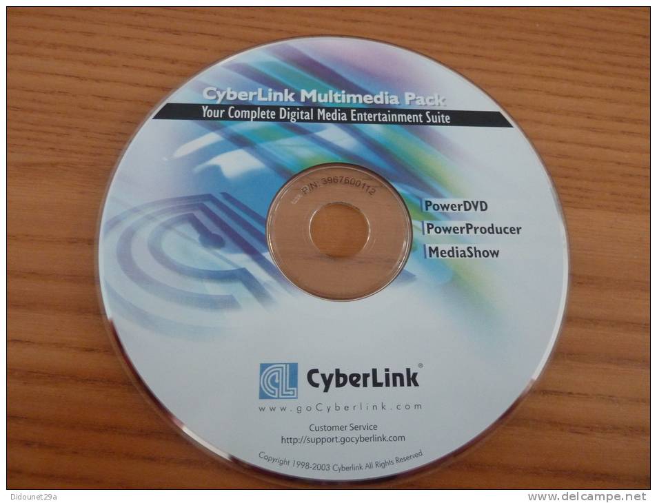 DVD "CyberLink Multimedia Pack" - DVD
