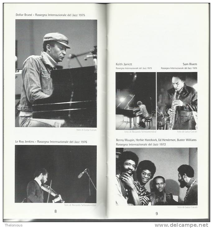 # Bergamo Jazz 2003 - Opuscolo - Brochure - 44 Pagine Con Fotografie In Bianco E Nero - Música