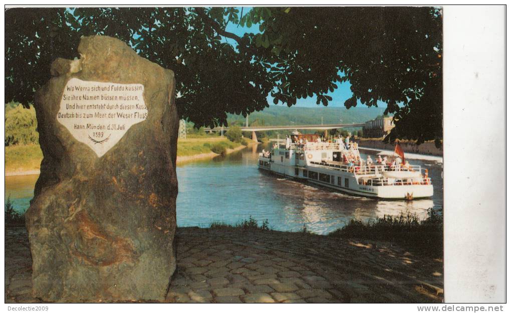 B47370 Hann Munden Vereingung Von Fulda Und Werra Zur Weser Used Good Shape - Goettingen