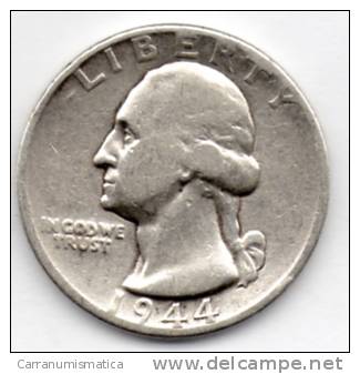 STATI UNITI QUARTER DOLLAR 1944 AG - 1932-1998: Washington