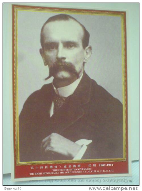 HONG KONG 14th Governor: Lord Lugard - China (Hong Kong)