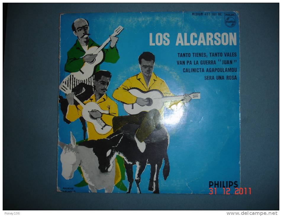 Los Alcarson ,2ème Série,45t M ,Philips - Altri - Musica Spagnola