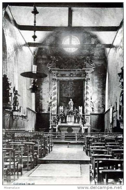 77 SEINE ET MARNE VILLIERS SAINT GEORGES INTÉRIEUR DE  L EGLISE - Villiers Saint Georges