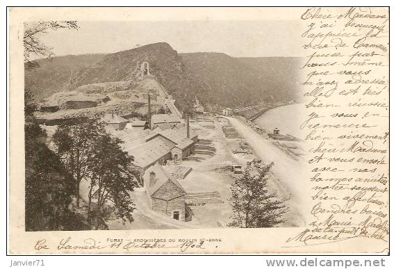 Fumay : Ardoisières Du Moulin Ste-Anne - Fumay