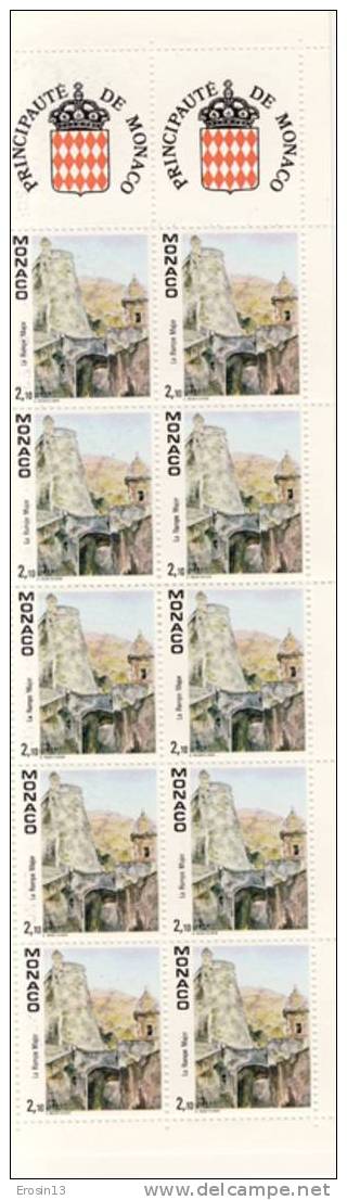 TIMBRES - MONACO - CARNET - 1990 - La Rampe Major (1708) - Carnet Neuf  Plié - Postzegelboekjes