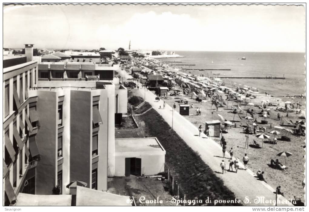 Caorle.  Spiaggia Di Ponente S.Margherita, 1953 - Venezia (Venice)